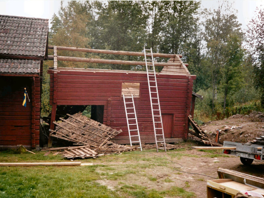 Före renoveringen, Gäststugan / Before the restoration, Guest House 1999-2005